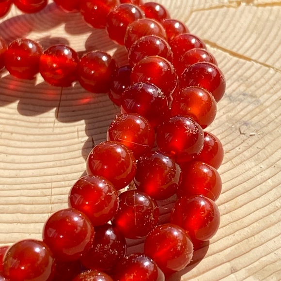 Carnelian Beaded Bracelet - Picture 3 of 4